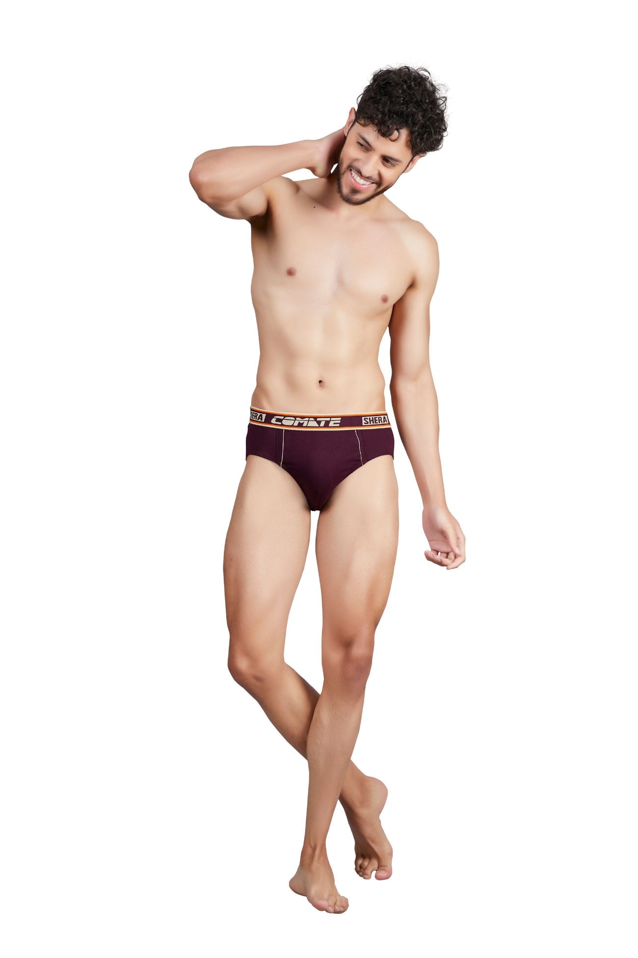 Shera Smart Cut Smart Pure Cotton Super Soft & Breathable Solid Cut Brief - Combo
