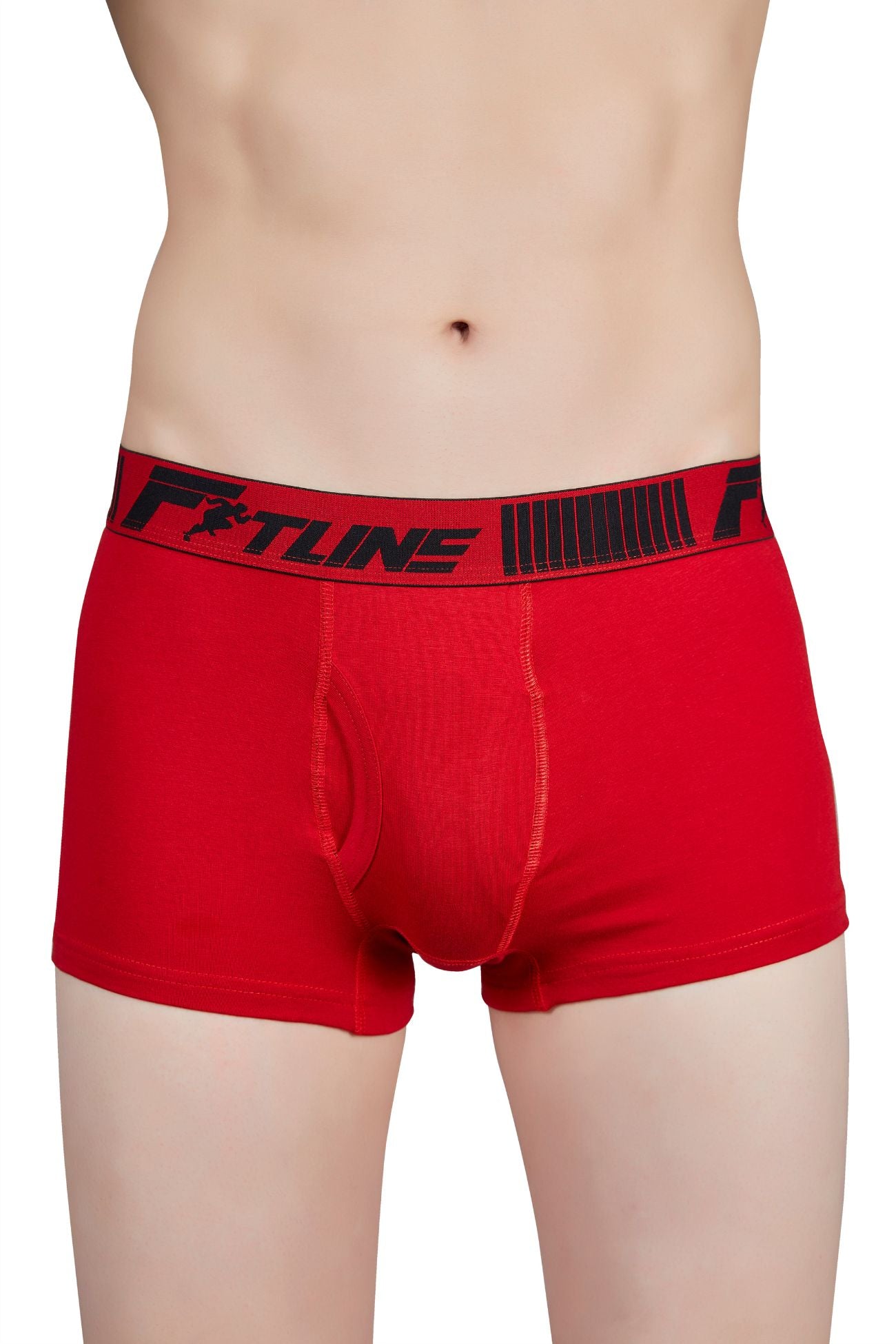 Shera Men's Cotton Lycra Trunks with Airflow Fabric, FitCraft Sizing