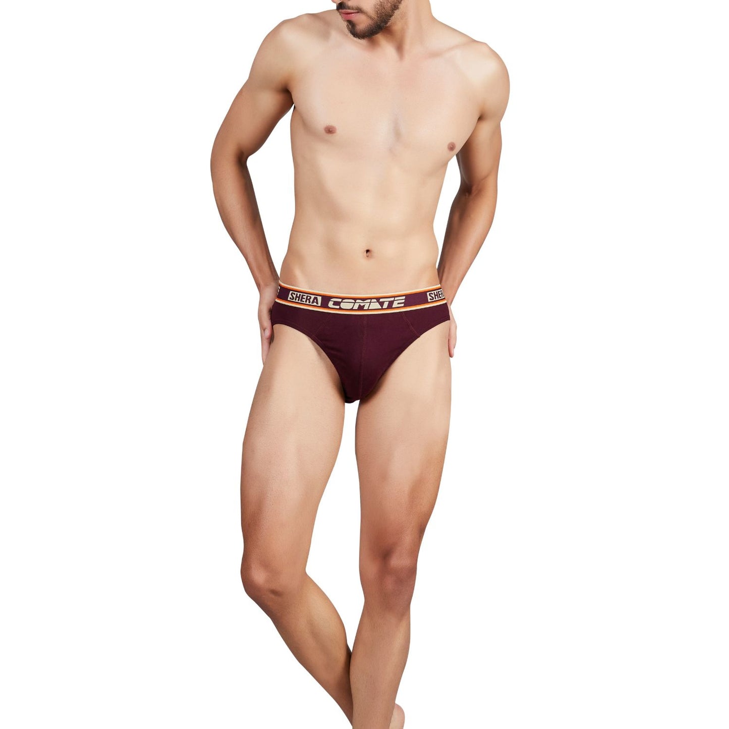 Shera Comate Pure Cotton Super Soft & Breathable Solid Hi Cut Brief
