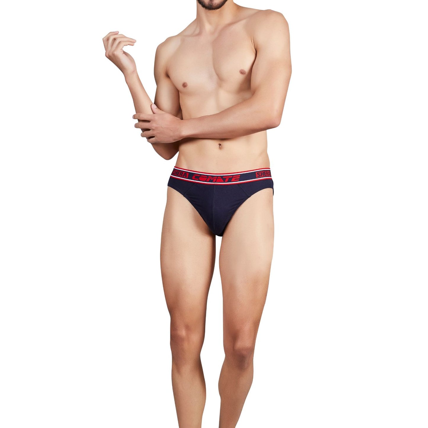Shera Comate Pure Cotton Super Soft & Breathable Solid Hi Cut Brief