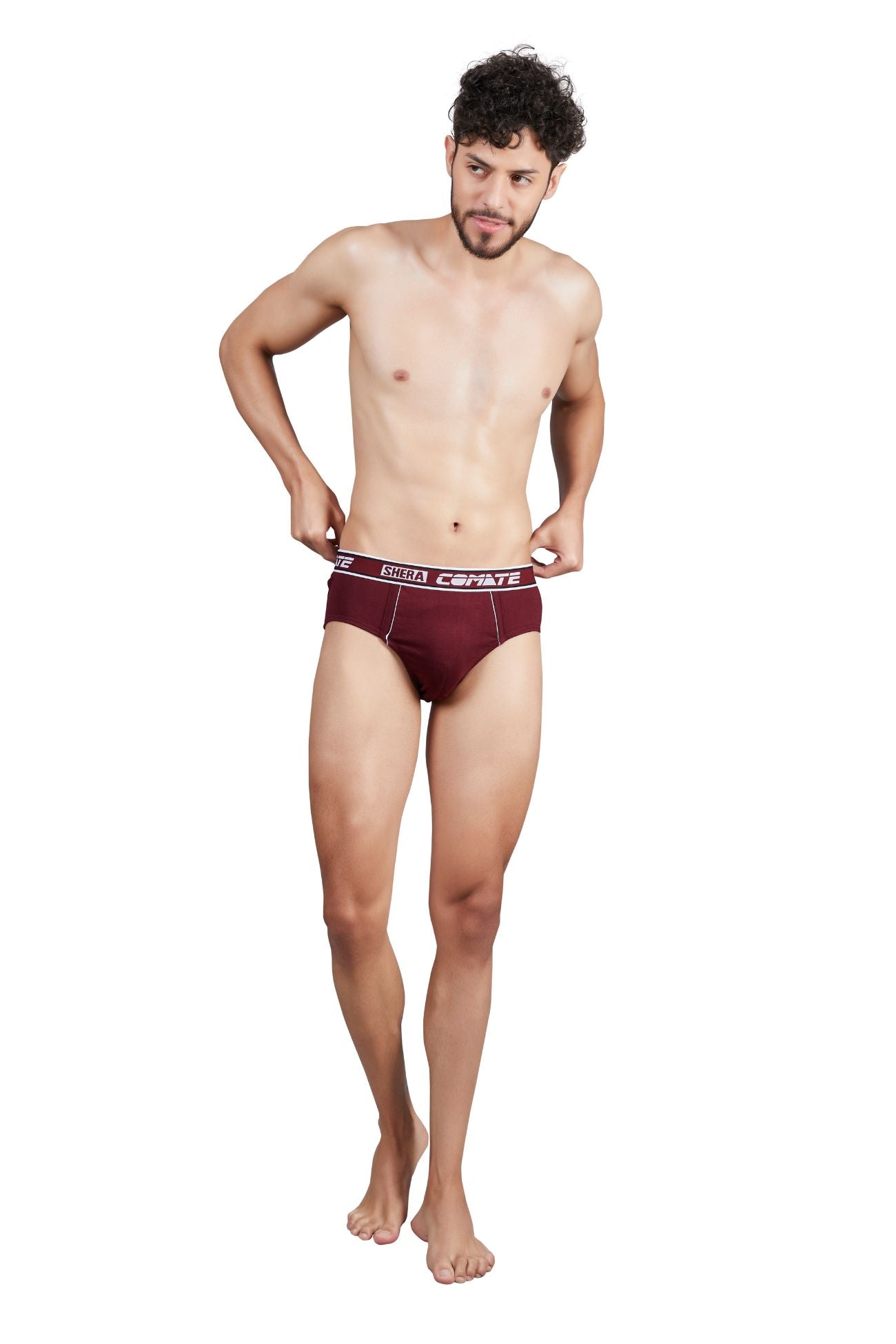 Shera Smart Cut Smart Pure Cotton Super Soft & Breathable Solid Cut Brief - Combo