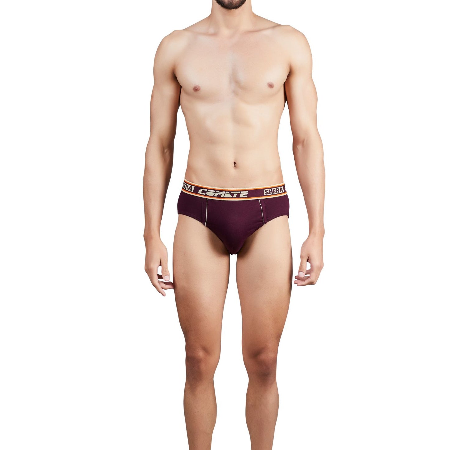 Shera Comate Pure Cotton Super Soft & Breathable Solid Hi Cut Brief
