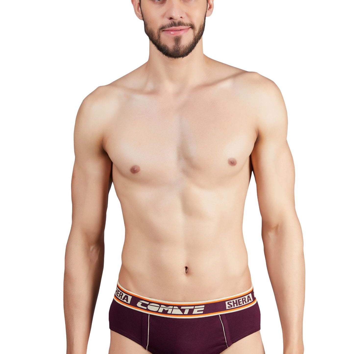 Shera Comate Pure Cotton Super Soft & Breathable Solid Hi Cut Brief