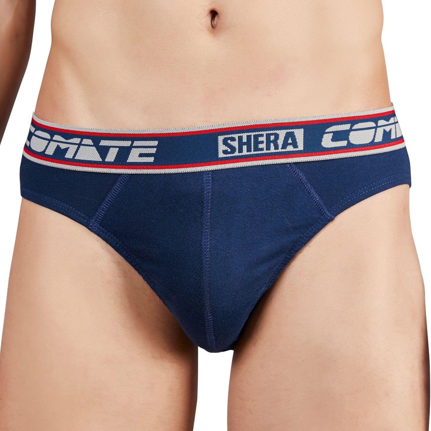 Shera Comate Pure Cotton Super Soft & Breathable Solid Hi Cut Brief