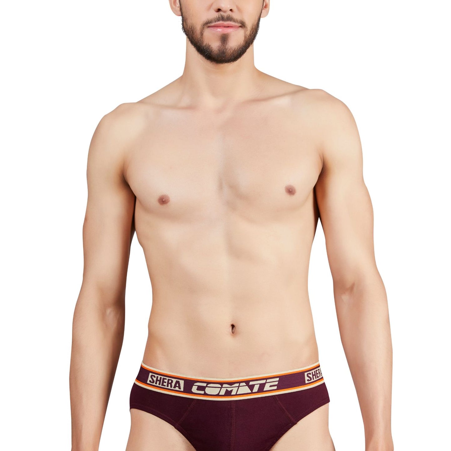 Shera Comate Pure Cotton Super Soft & Breathable Solid Hi Cut Brief