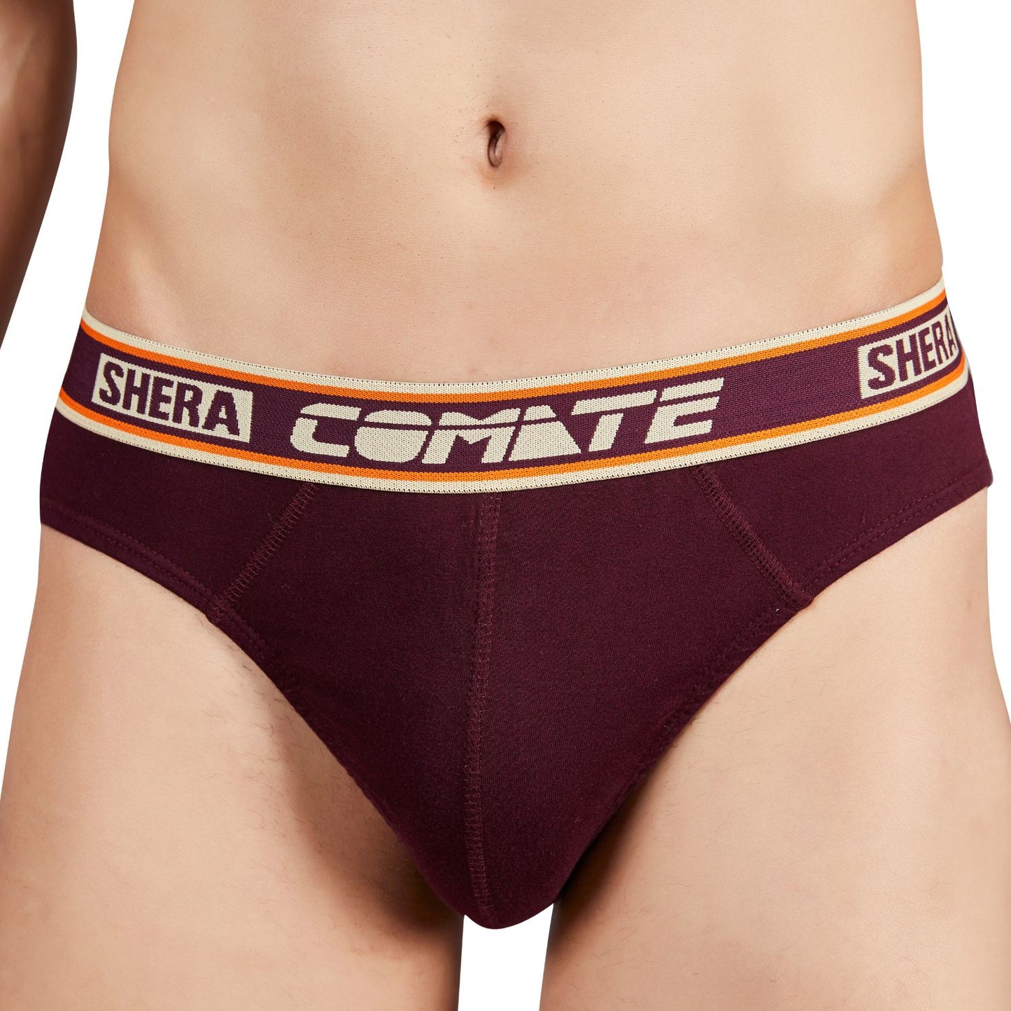 Shera Comate Pure Cotton Super Soft & Breathable Solid Hi Cut Brief