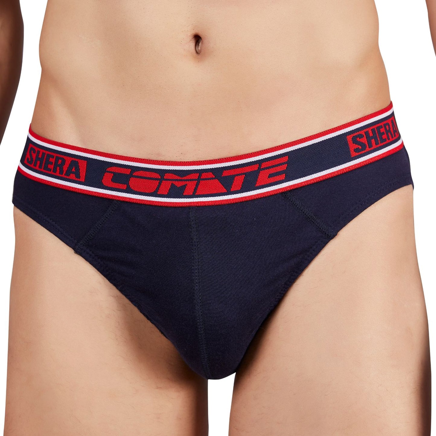 Shera Comate Pure Cotton Super Soft & Breathable Solid Hi Cut Brief