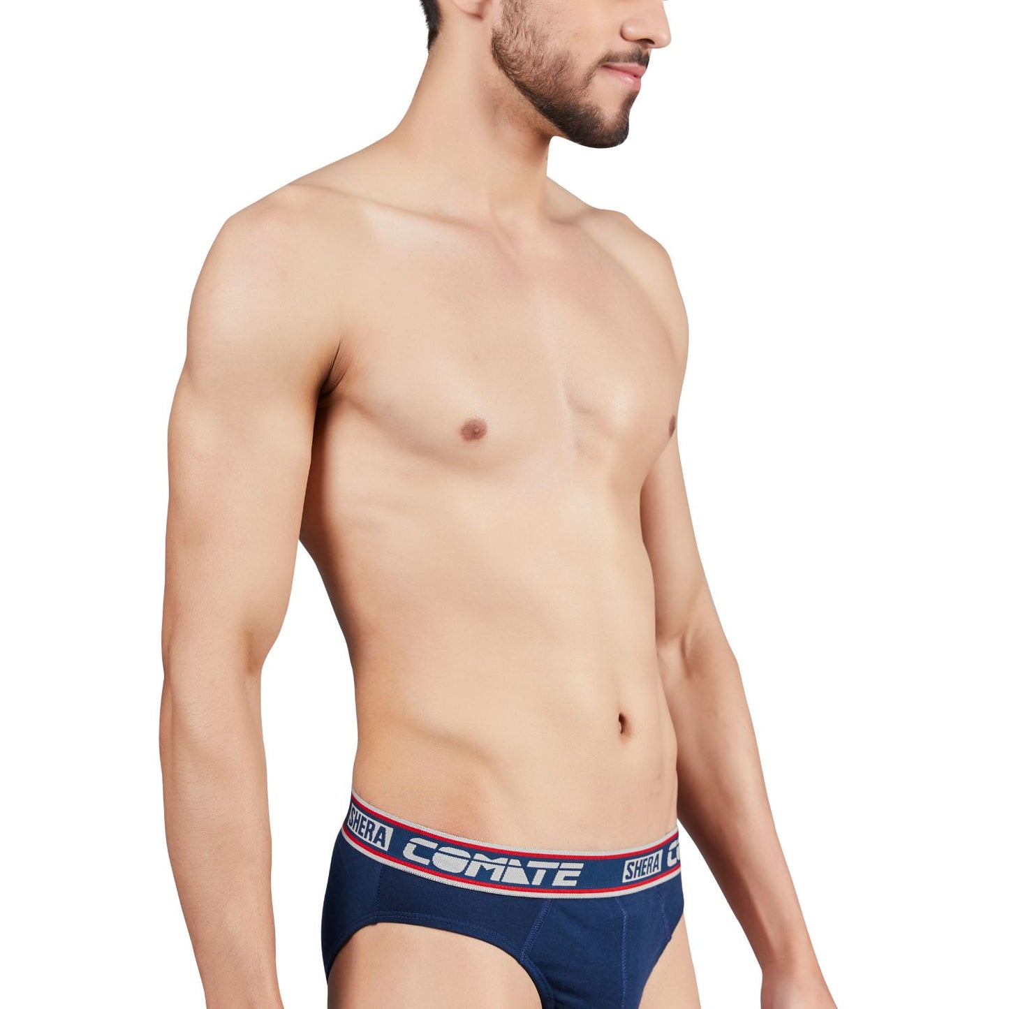 Shera Comate Pure Cotton Super Soft & Breathable Solid Hi Cut Brief