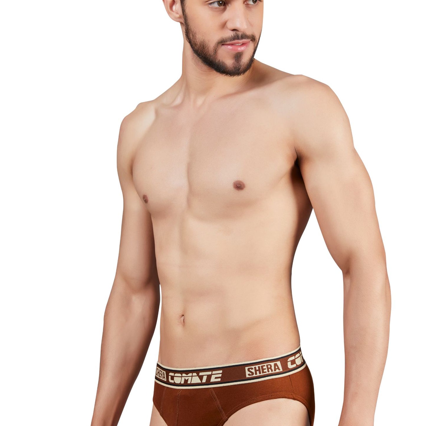 Shera Comate Pure Cotton Super Soft & Breathable Solid Hi Cut Brief