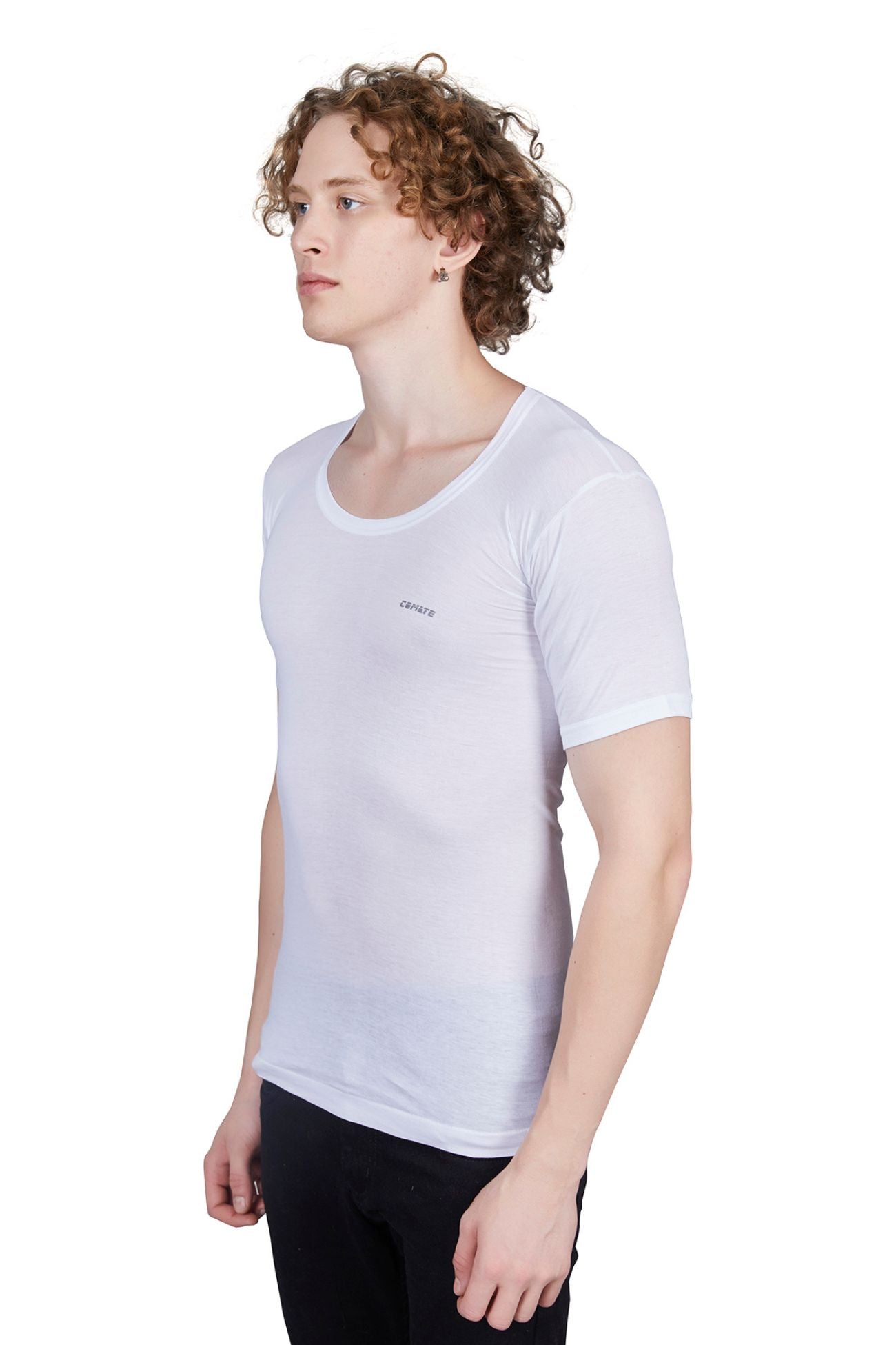 Men's Cotton Half Sleeve Vest - Airflow Fabric, Lightweight and Comfortable