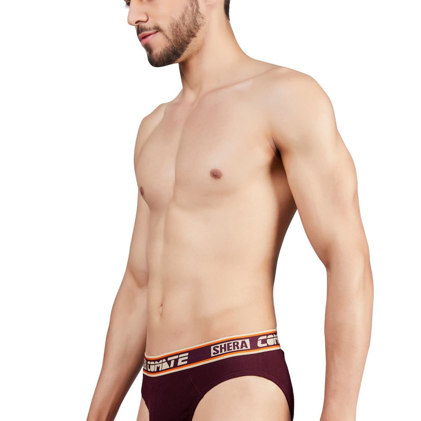 Shera Comate Pure Cotton Super Soft & Breathable Solid Hi Cut Brief