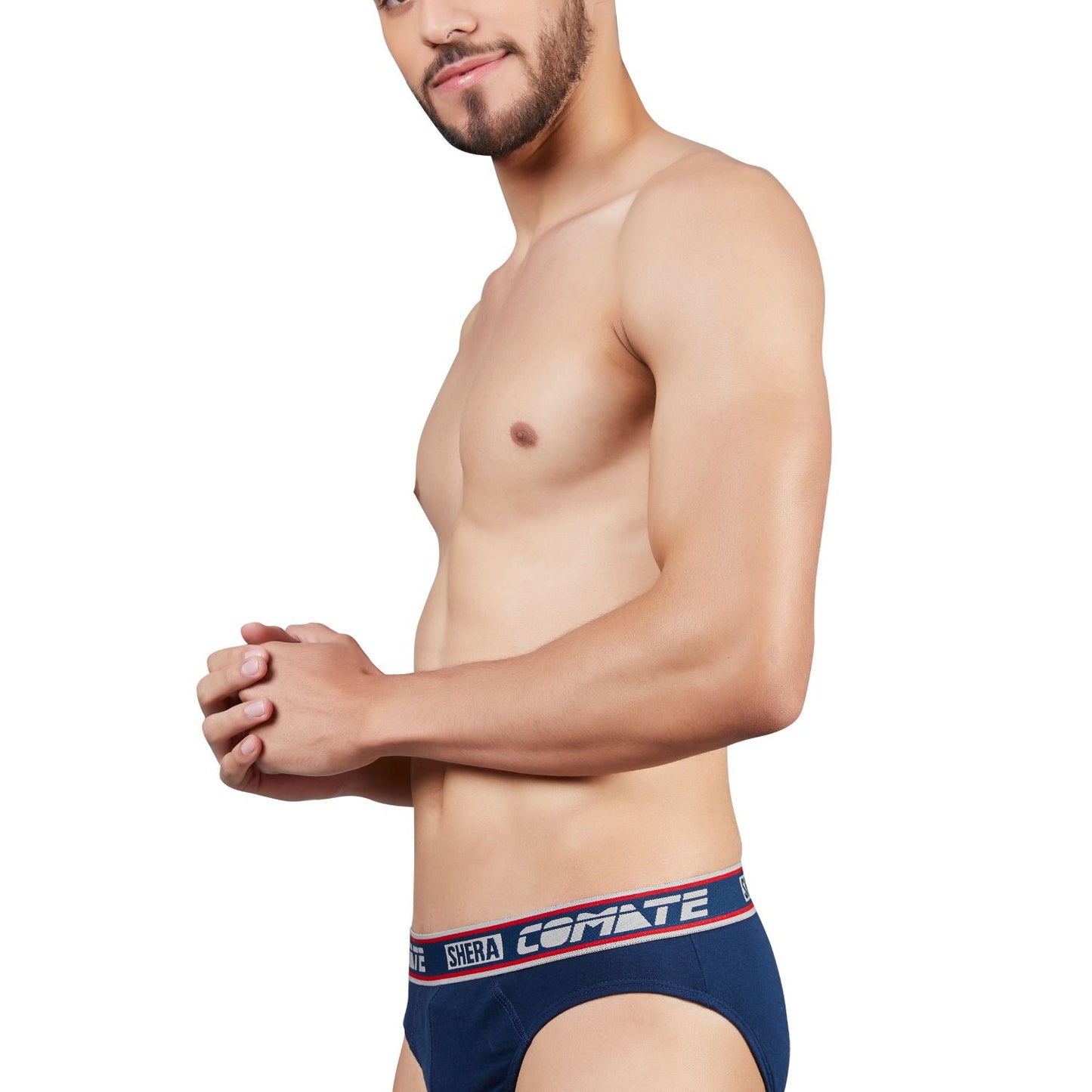 Shera Comate Pure Cotton Super Soft & Breathable Solid Hi Cut Brief
