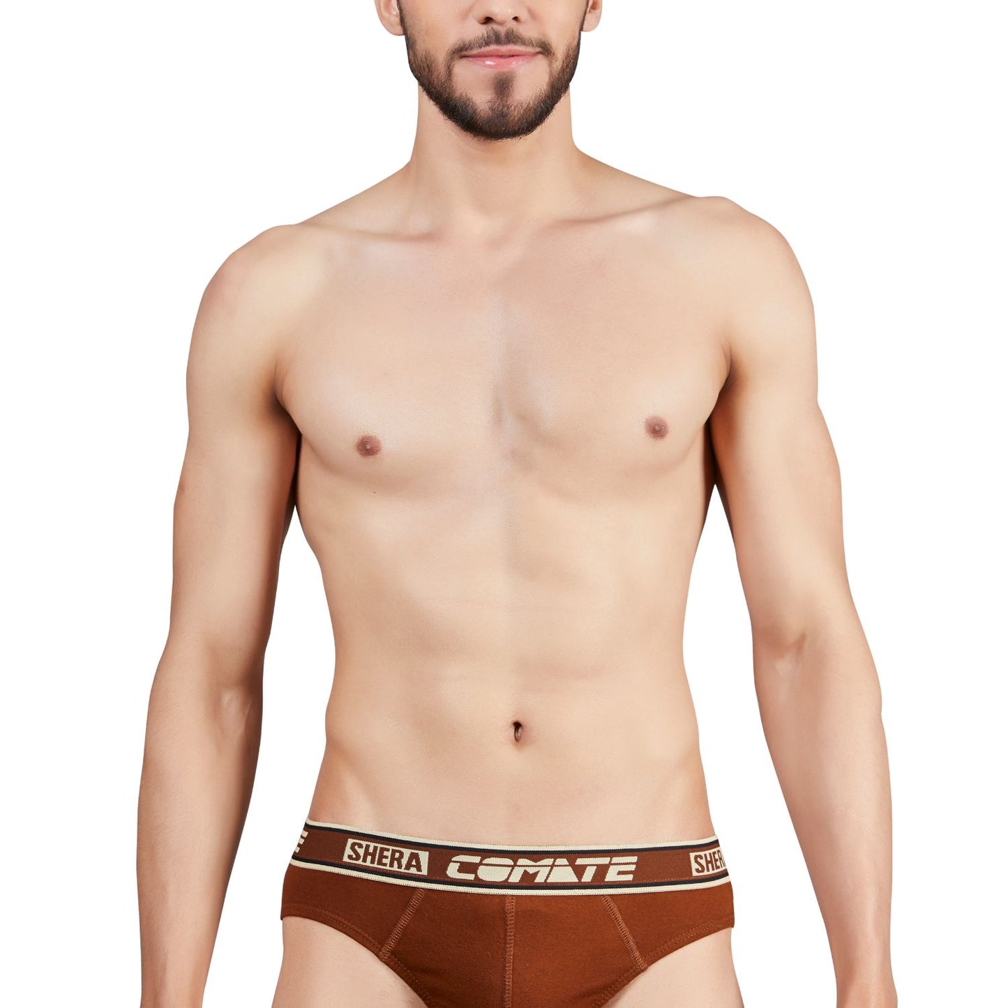 Shera Comate Pure Cotton Super Soft & Breathable Solid Hi Cut Brief