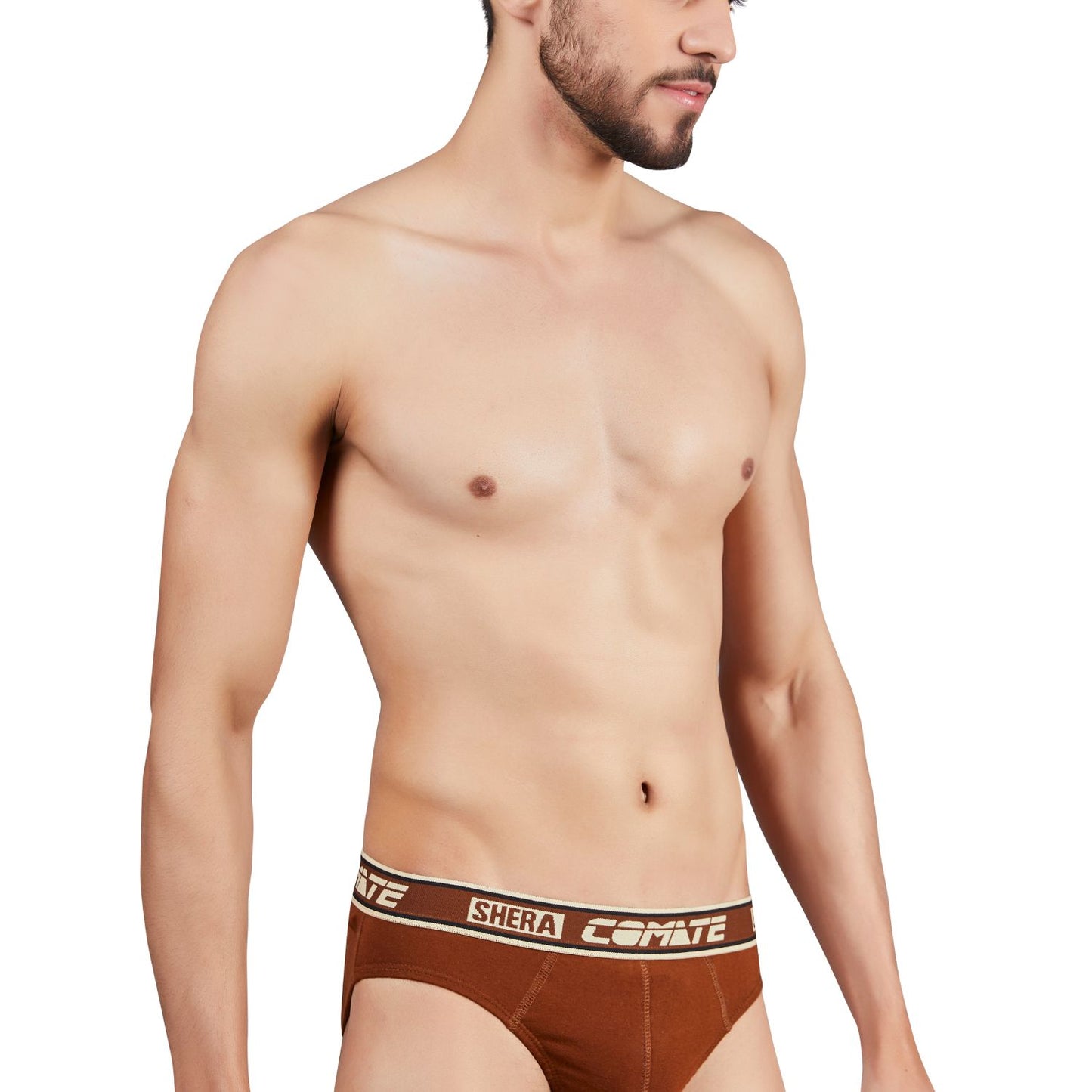 Shera Comate Pure Cotton Super Soft & Breathable Solid Hi Cut Brief