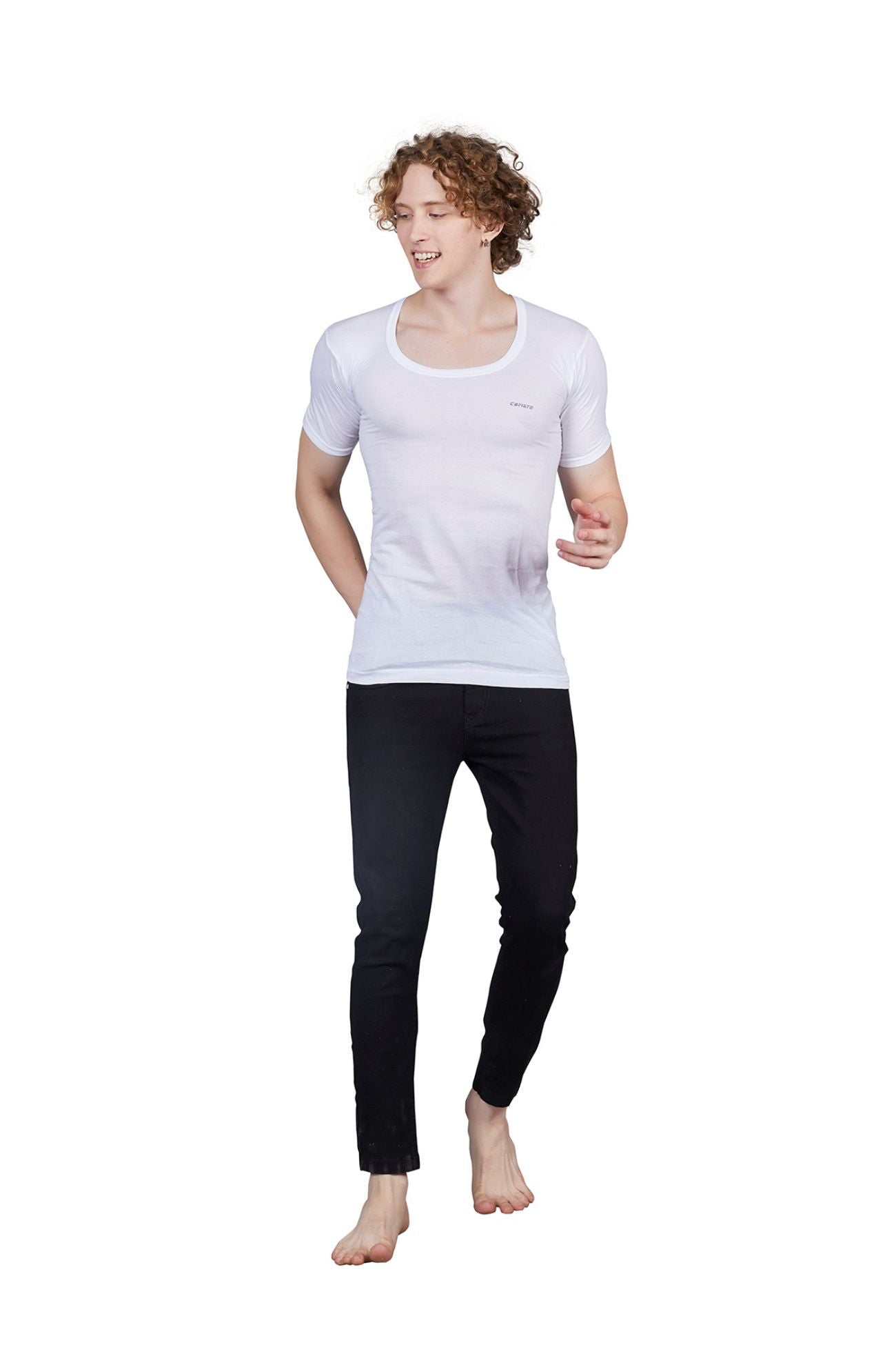 Men's Cotton Half Sleeve Vest - Airflow Fabric, Lightweight and Comfortable