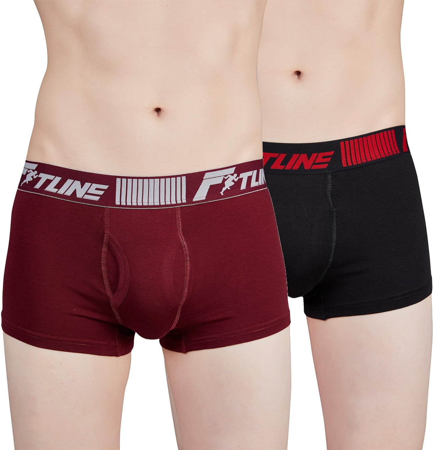 Shera Men's Cotton Lycra Trunks with Airflow Fabric, FitCraft Sizing