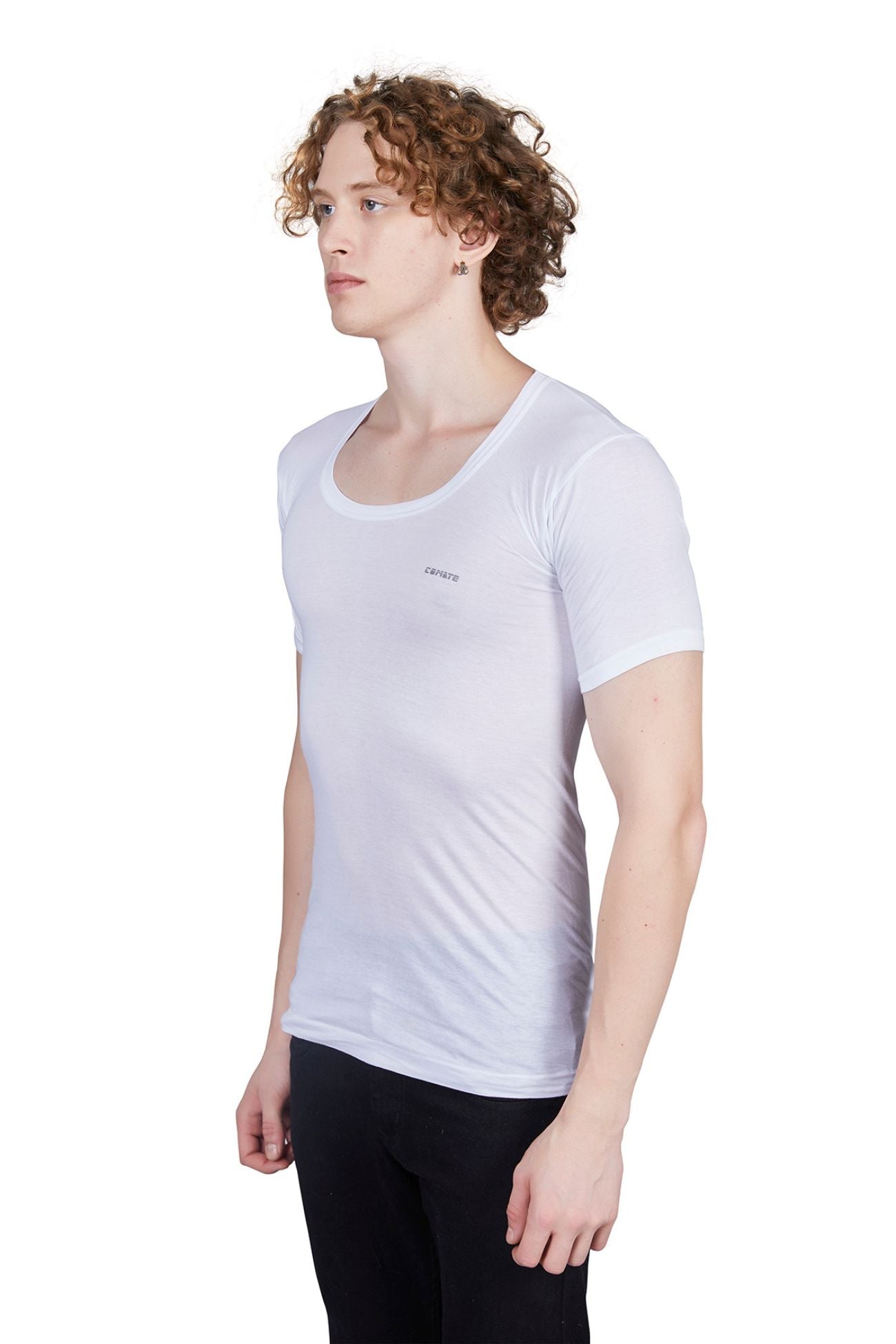 Men's Cotton Half Sleeve Vest - Airflow Fabric, Lightweight and Comfortable