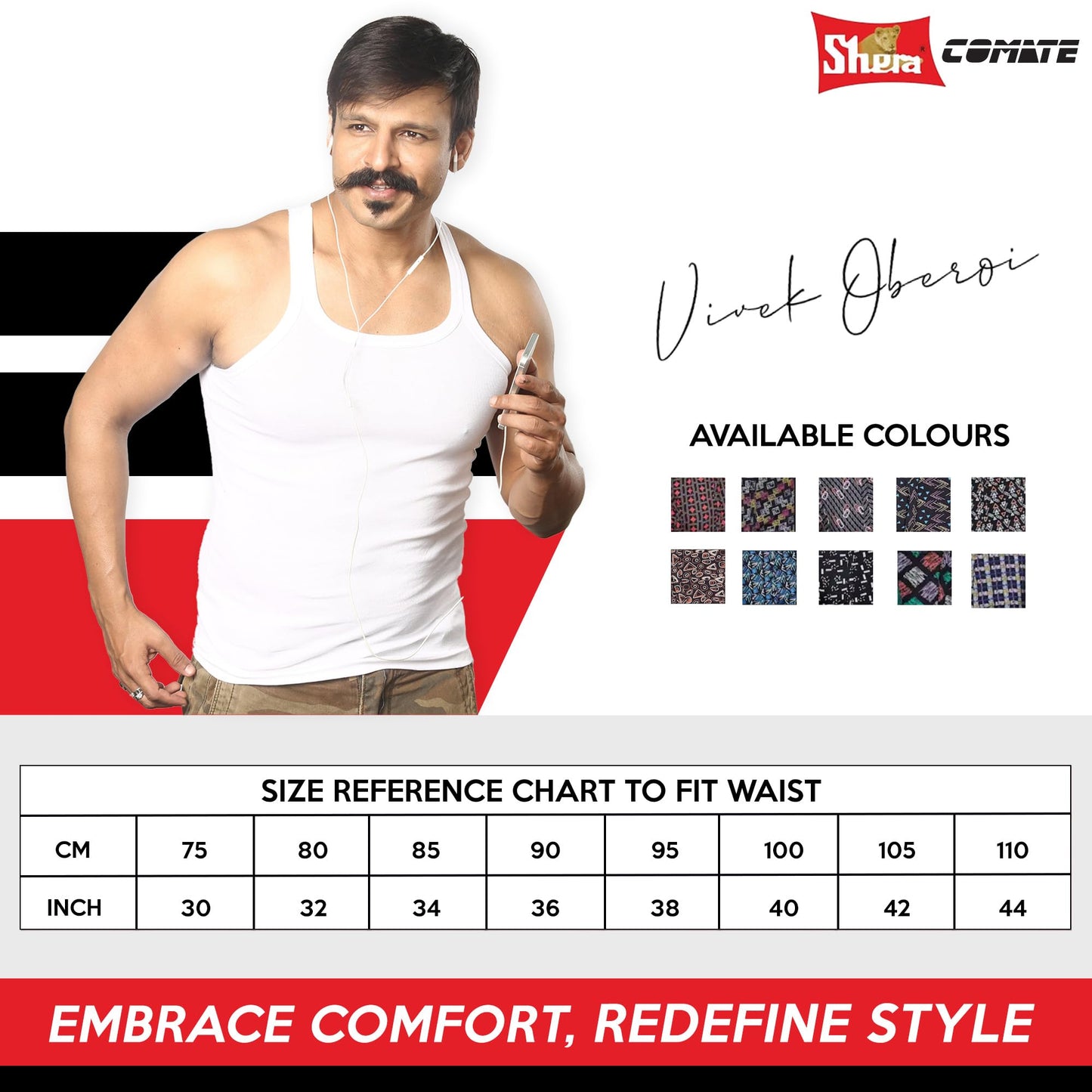 Shera Comate Long Comate Pure Cotton Super Soft & Breathable Printed MiniTrunk - Combo