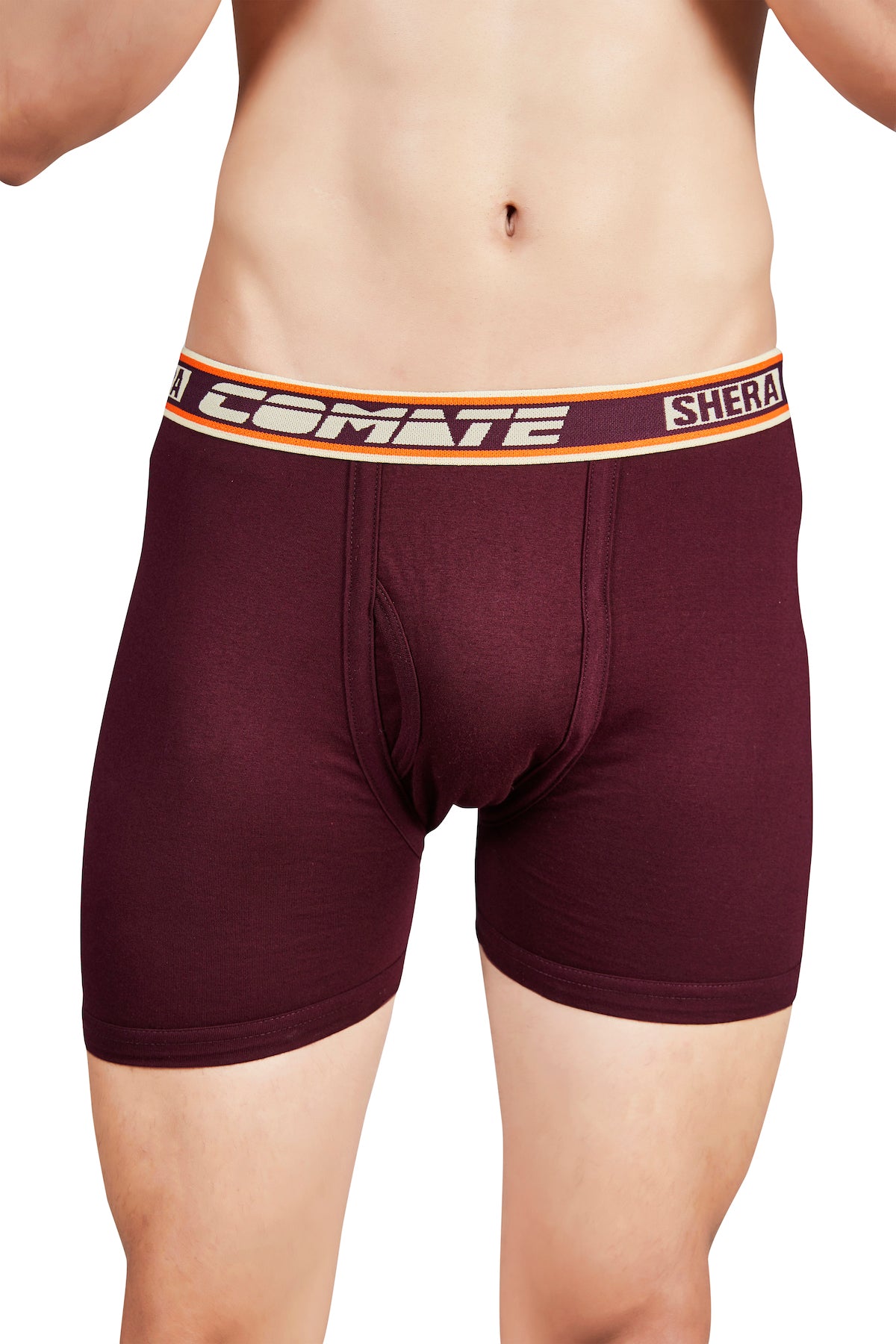 Shera Comate Long Pure Cotton Super Soft & Breathable Solid Long Trunk for Men