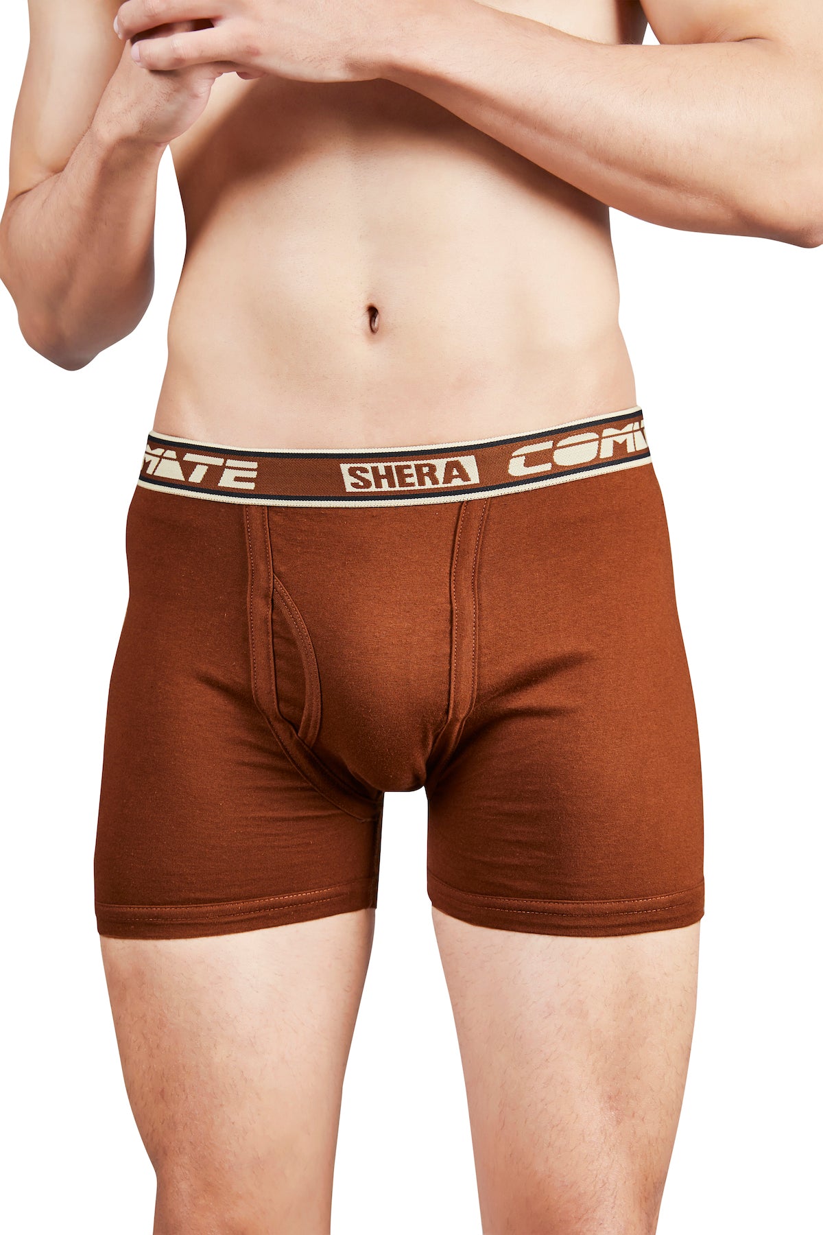 Shera Comate Long Pure Cotton Super Soft & Breathable Solid Long Trunk for Men