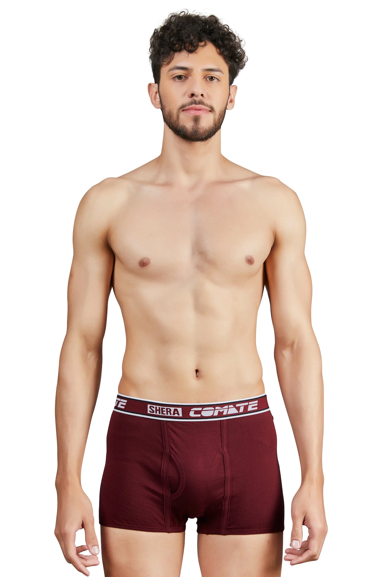 Shera Comate Pure Cotton Super Soft & Breathable Solid Mini Trunks
