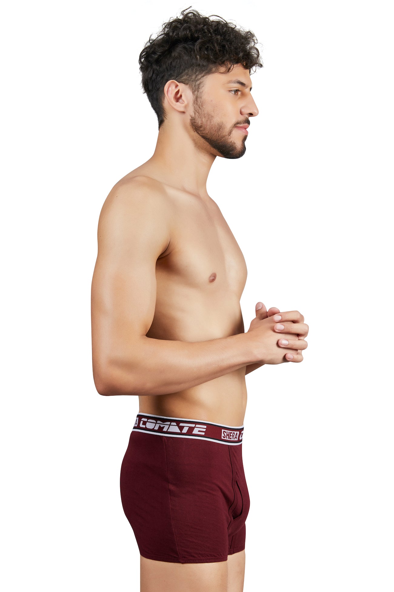 Shera Comate Pure Cotton Super Soft & Breathable Solid Mini Trunks