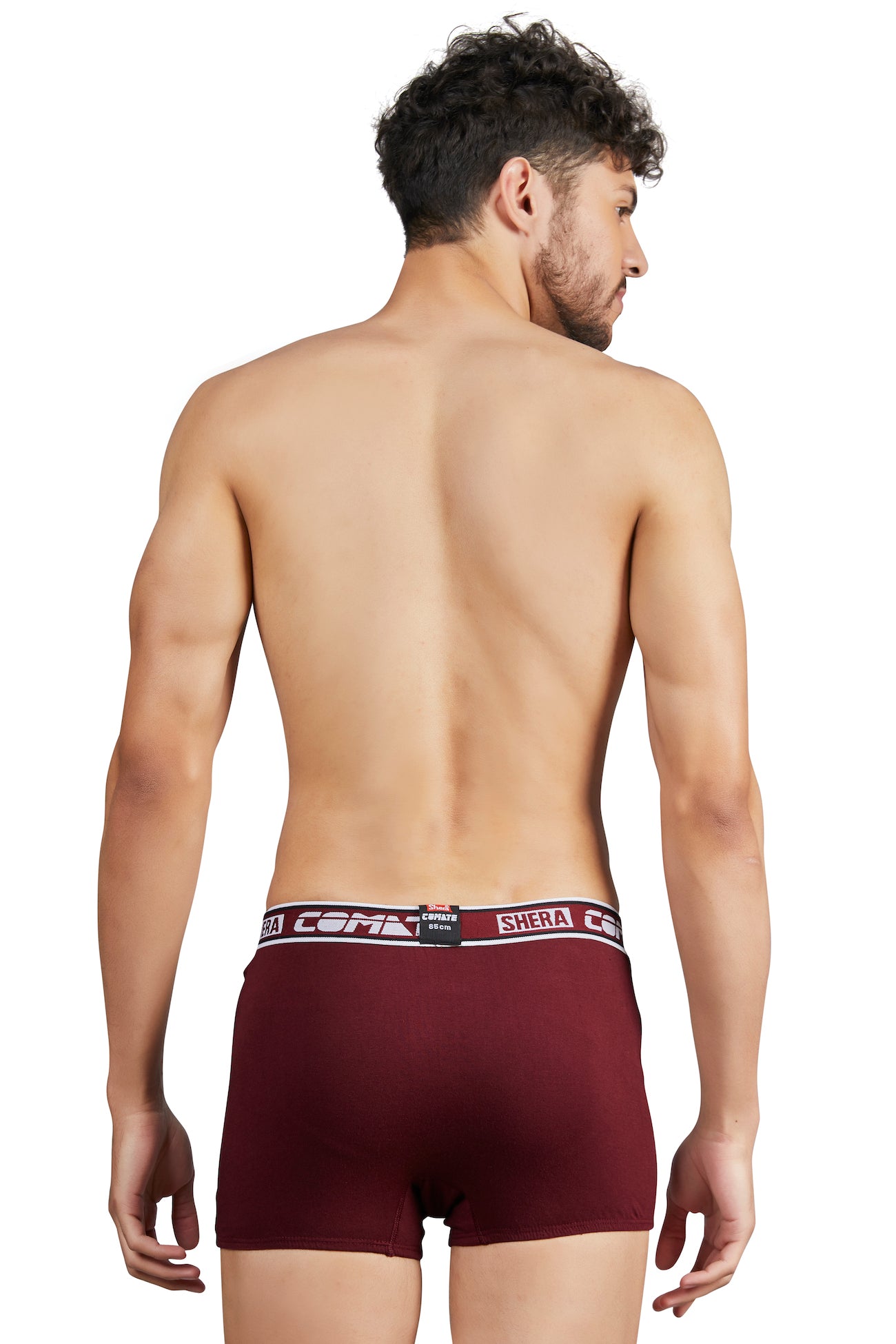 Shera Comate Pure Cotton Super Soft & Breathable Solid Mini Trunks