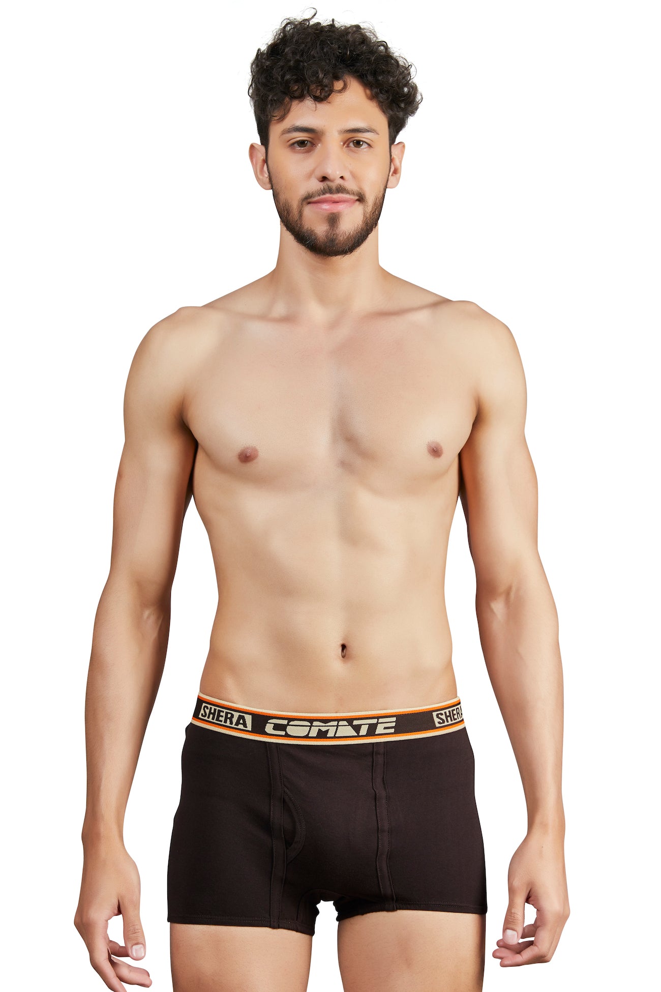 Shera Comate Pure Cotton Super Soft & Breathable Solid Mini Trunks