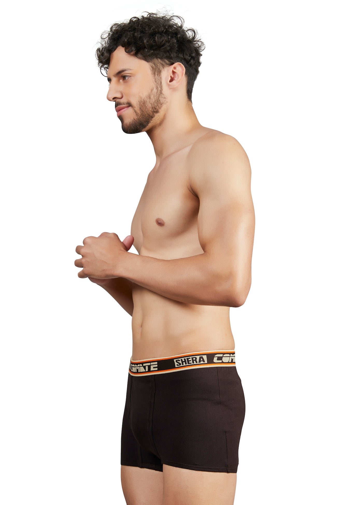 Shera Comate Pure Cotton Super Soft & Breathable Solid Mini Trunks