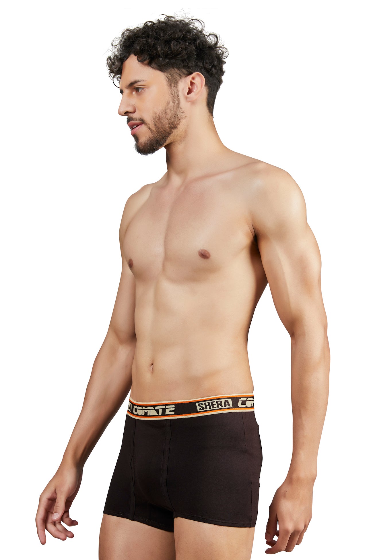 Shera Comate Pure Cotton Super Soft & Breathable Solid Mini Trunks