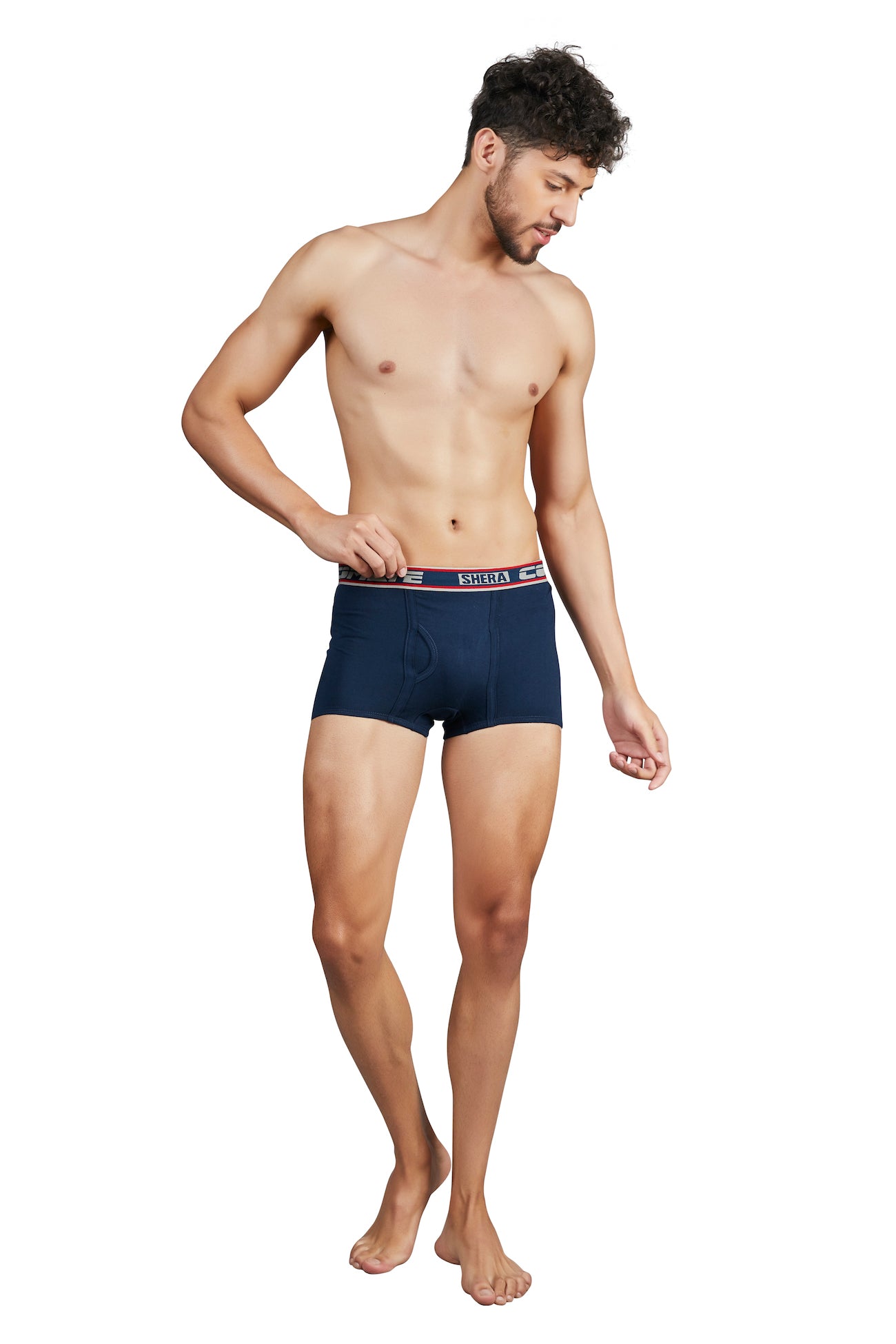 Shera Comate Pure Cotton Super Soft & Breathable Solid Mini Trunks