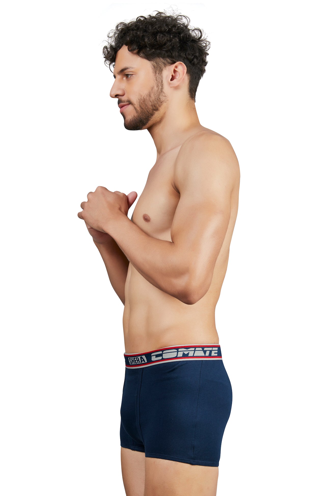 Shera Comate Pure Cotton Super Soft & Breathable Solid Mini Trunks
