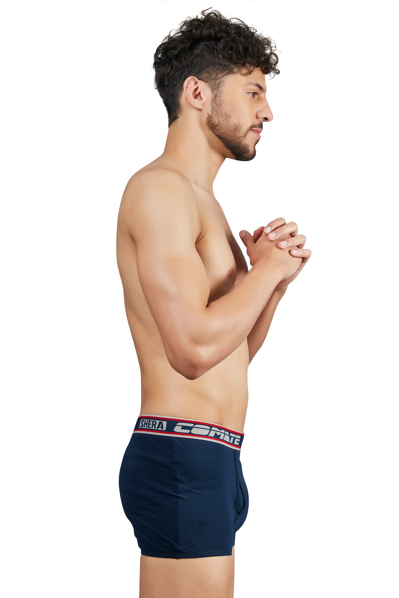 Shera Comate Pure Cotton Super Soft & Breathable Solid Mini Trunks