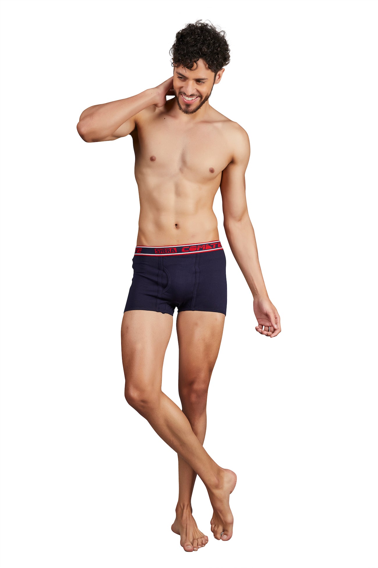 Shera Comate Pure Cotton Super Soft & Breathable Solid Mini Trunks