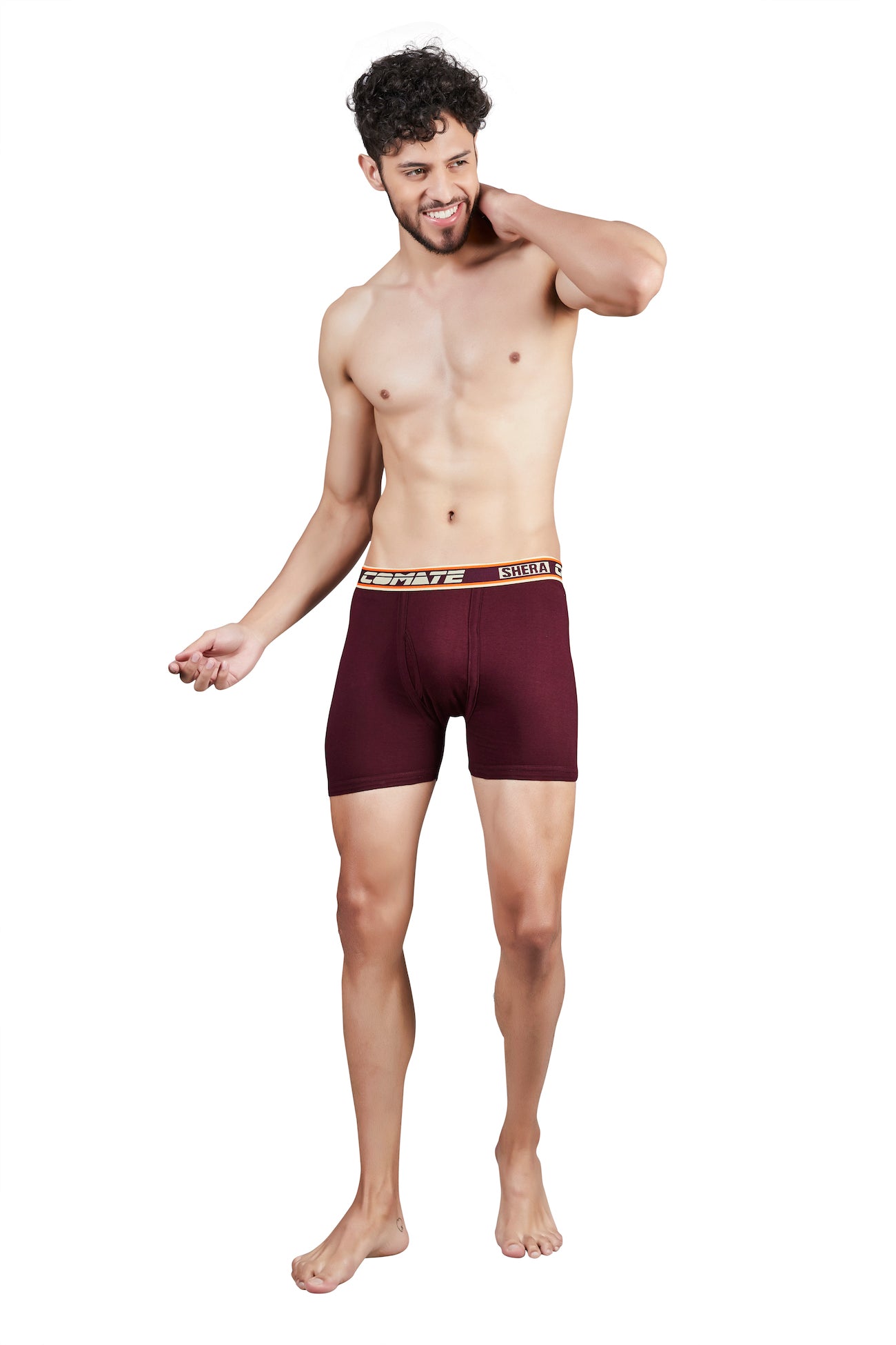 Shera Comate Long Pure Cotton Super Soft & Breathable Solid Long Trunk for Men