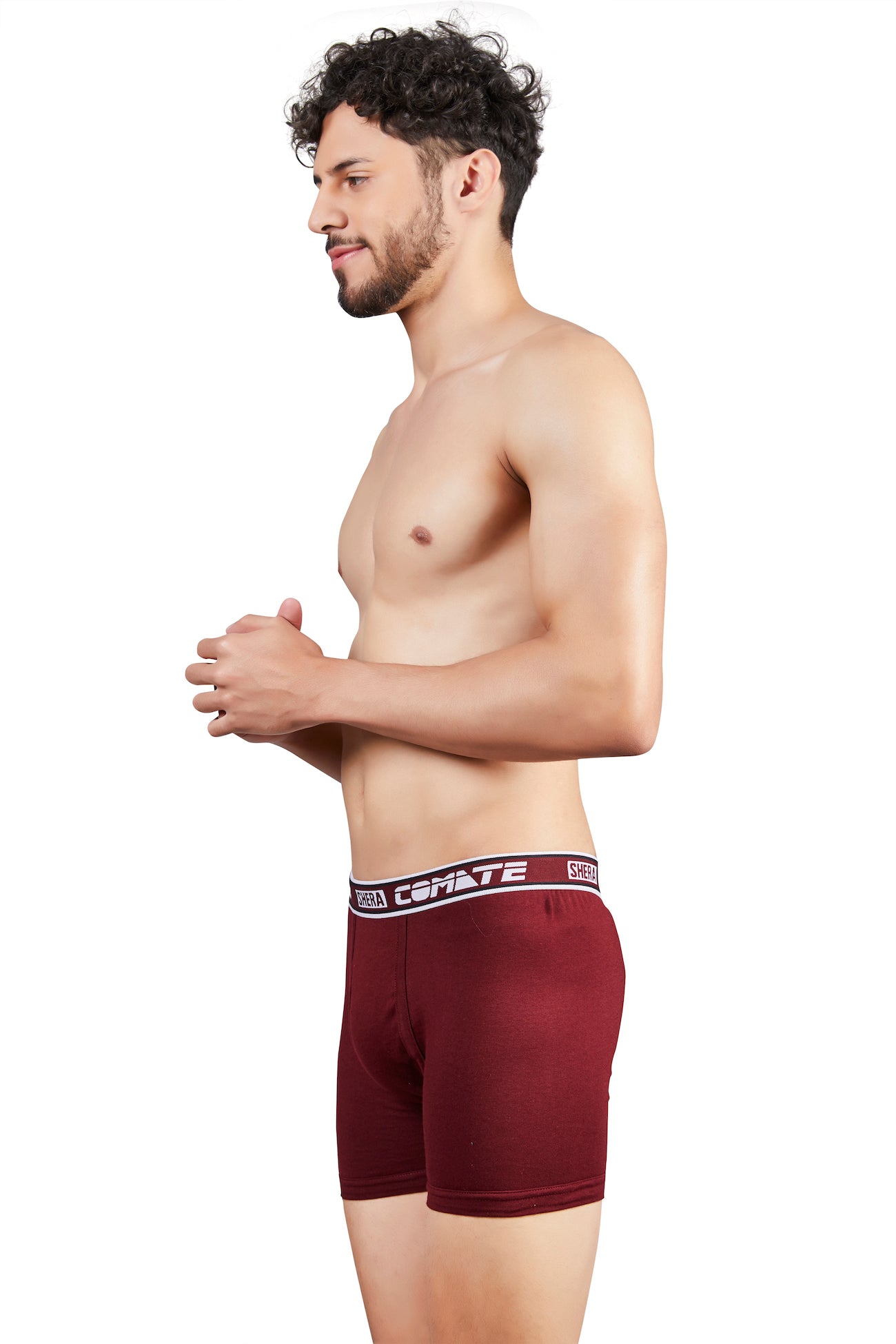 Shera Comate Long Pure Cotton Super Soft & Breathable Solid Long Trunk for Men