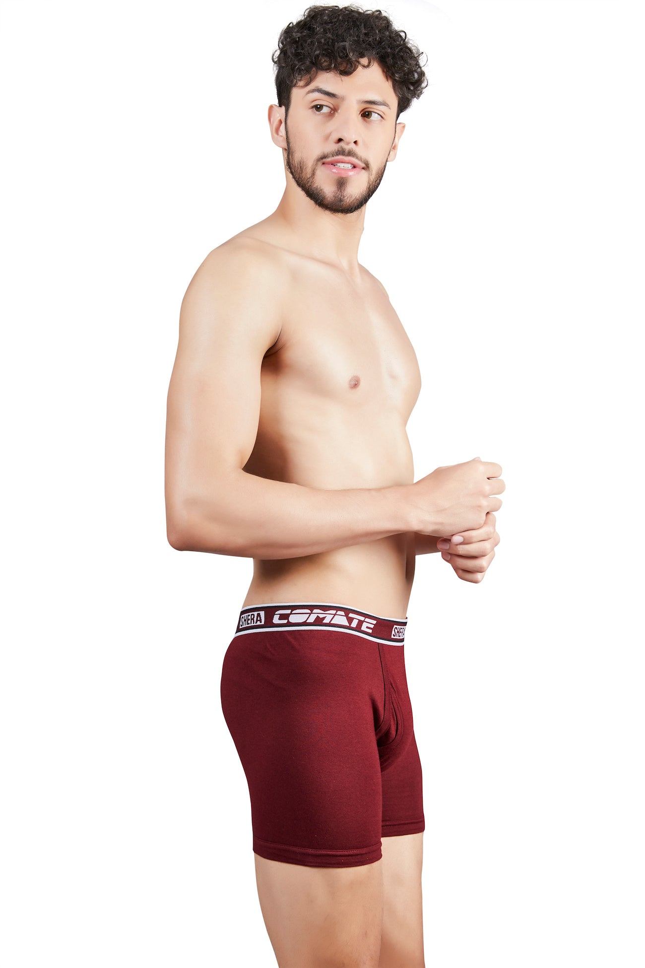 Shera Comate Long Pure Cotton Super Soft & Breathable Solid Long Trunk for Men