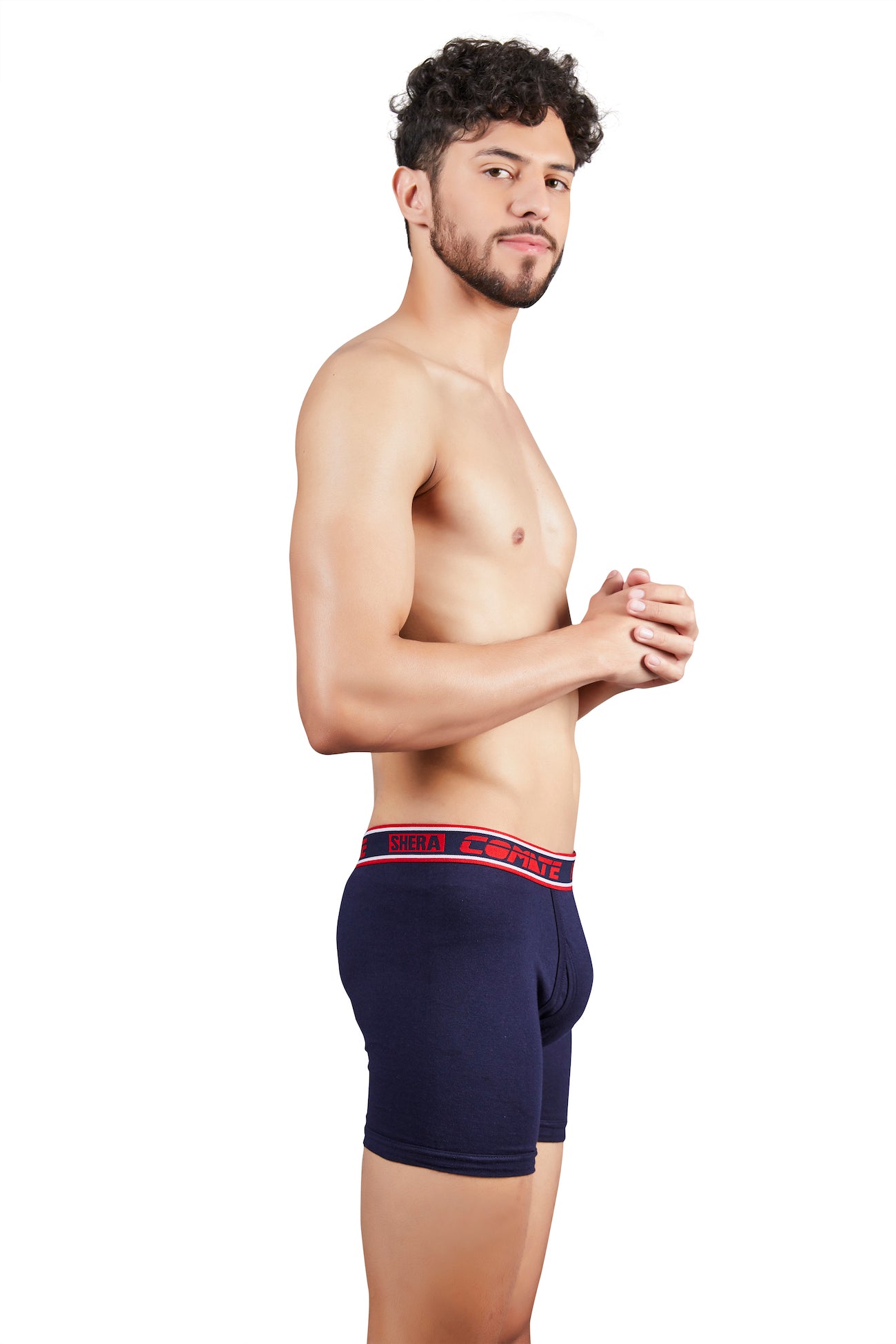 Shera Comate Long Pure Cotton Super Soft & Breathable Solid Long Trunk for Men