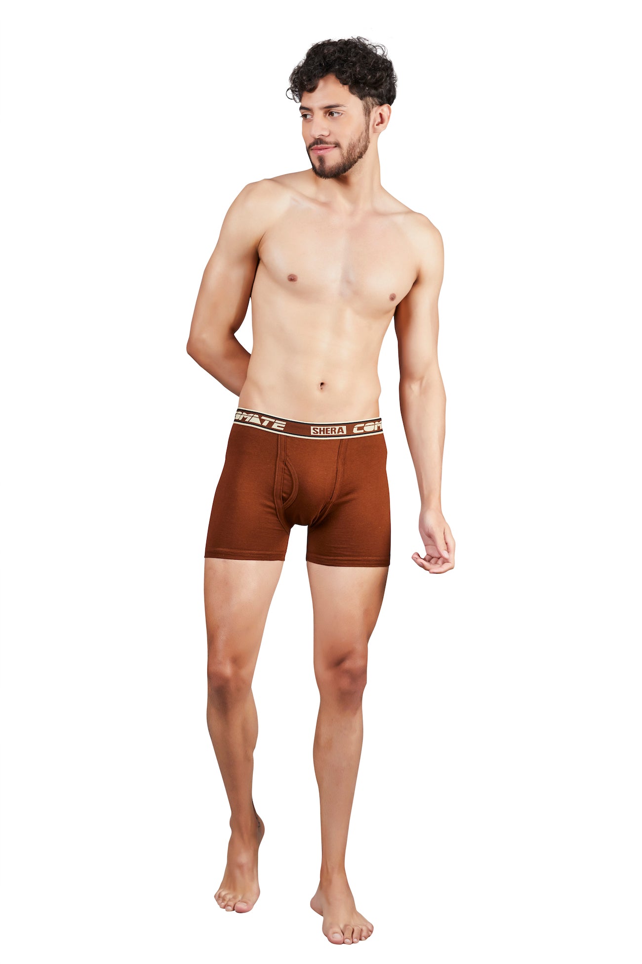 Shera Comate Long Pure Cotton Super Soft & Breathable Solid Long Trunk for Men