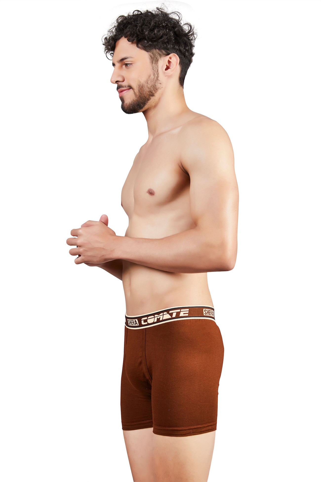 Shera Comate Long Pure Cotton Super Soft & Breathable Solid Long Trunk for Men