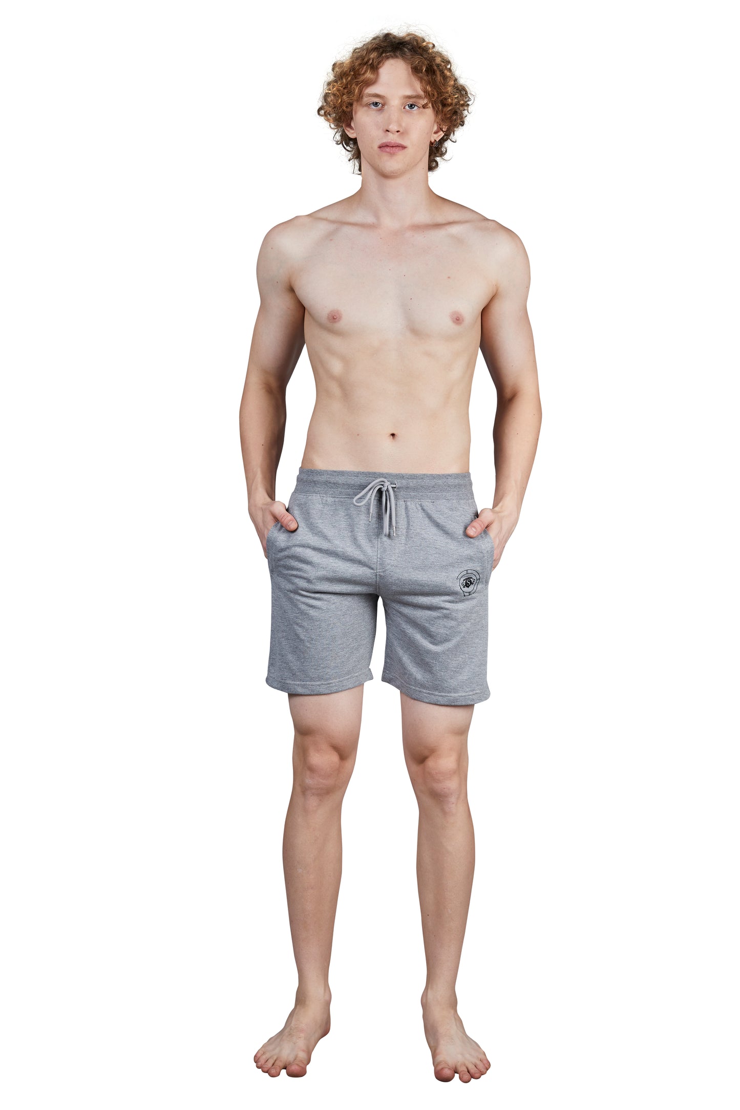 Enjoy Men's Cotton Shorts with Back Pocket (Grey Melange)