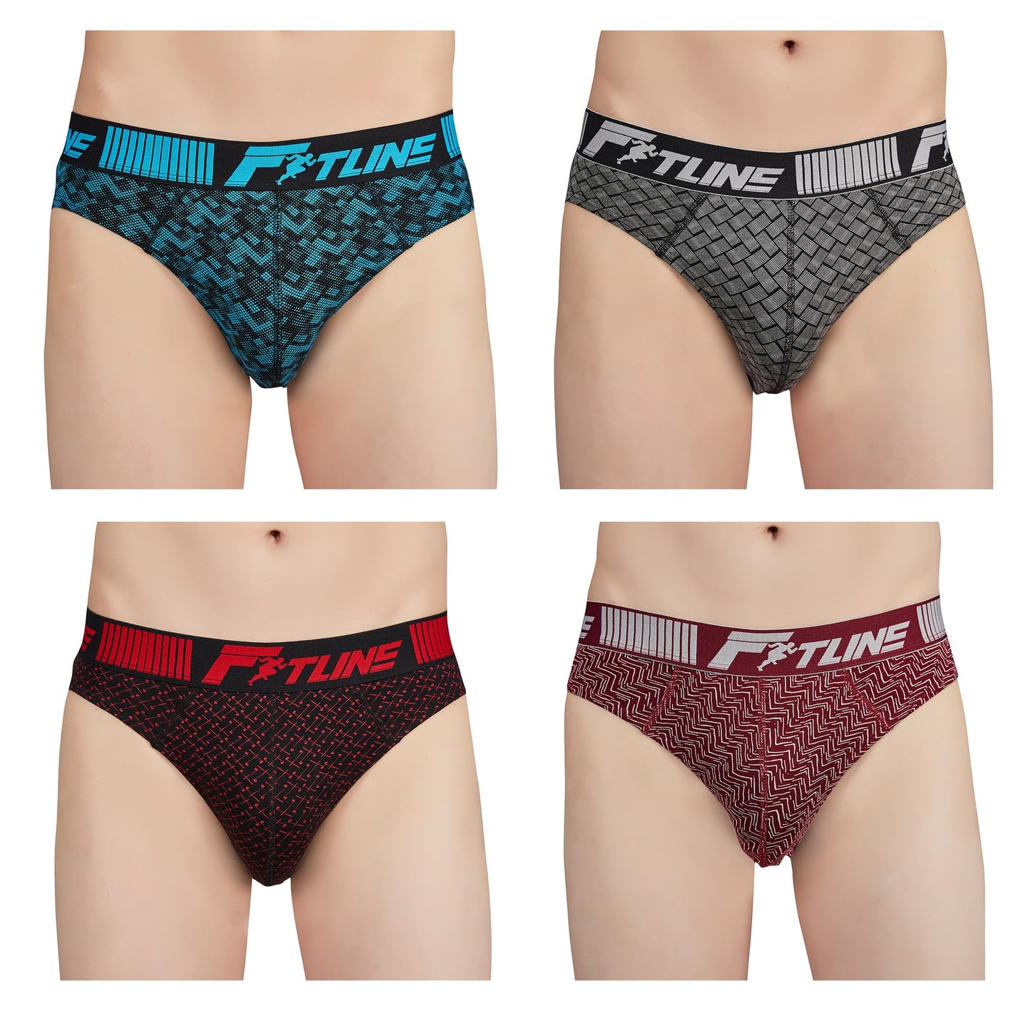 Shera Fitline Pure cotton super soft & breathable Printed Hi cut Briefs