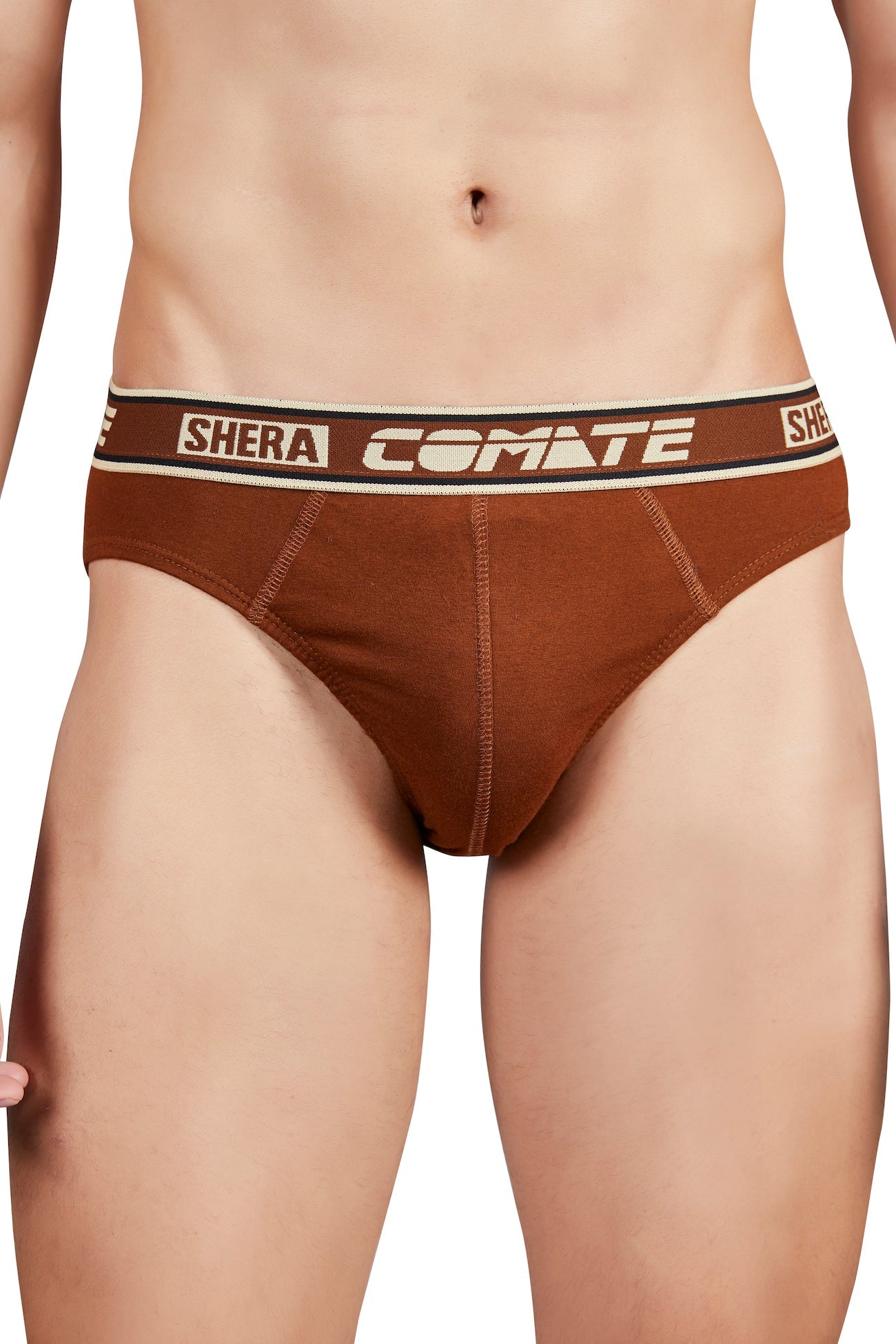 Shera Comate Pure Cotton Super Soft & Breathable Solid Hi Cut Brief