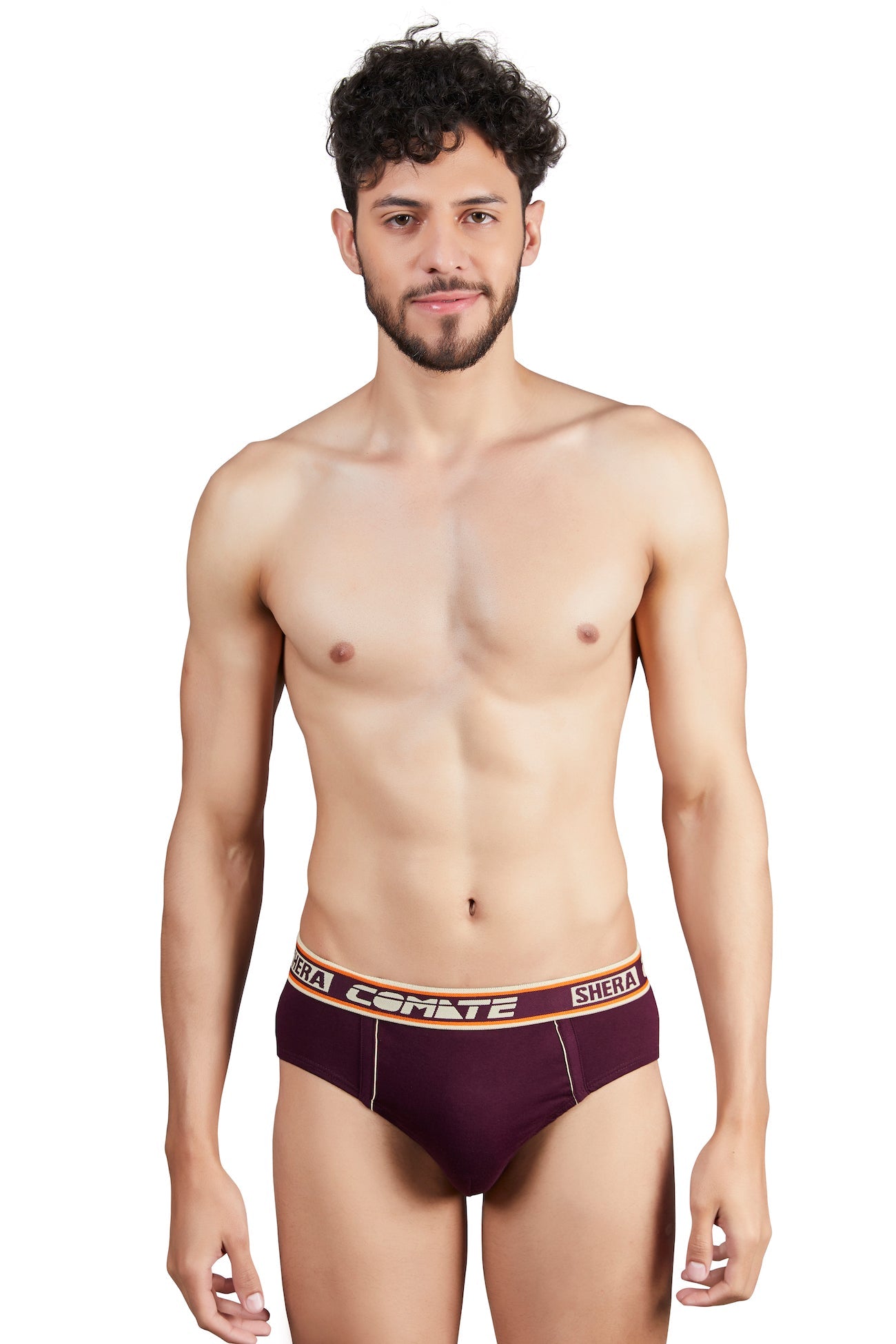 Shera Comate Pure Cotton Super Soft & Breathable Solid Hi Cut Brief