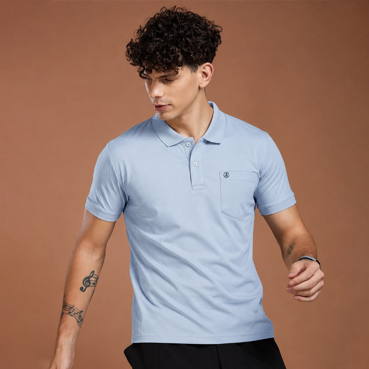 Men's Imported Tencel Polo T-Shirt