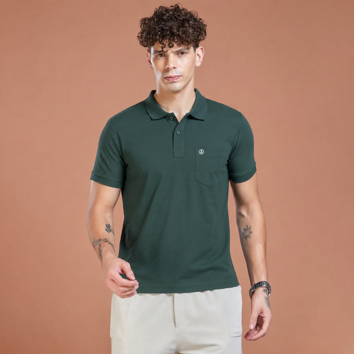Men's Imported Tencel Polo T-Shirt