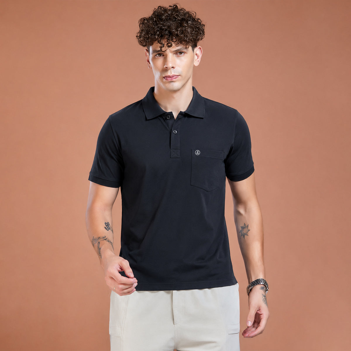 Men's Imported Tencel Polo T-Shirt