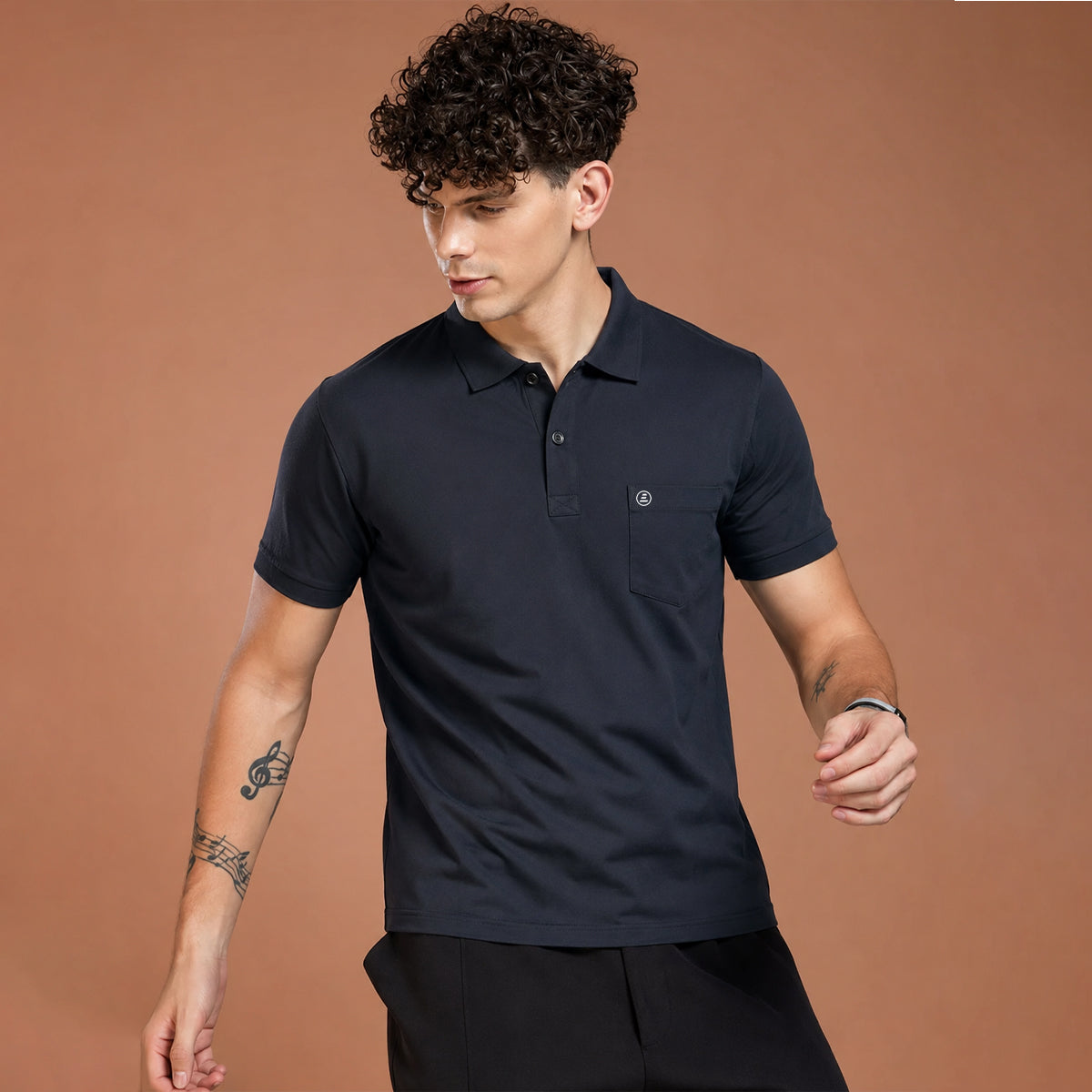 Men's Imported Tencel Polo T-Shirt