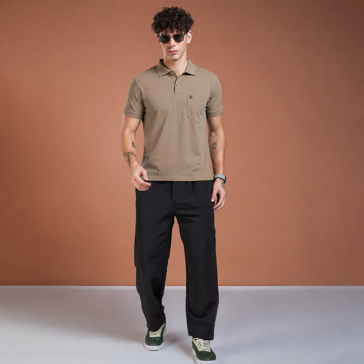 Men's Imported Tencel Polo T-Shirt