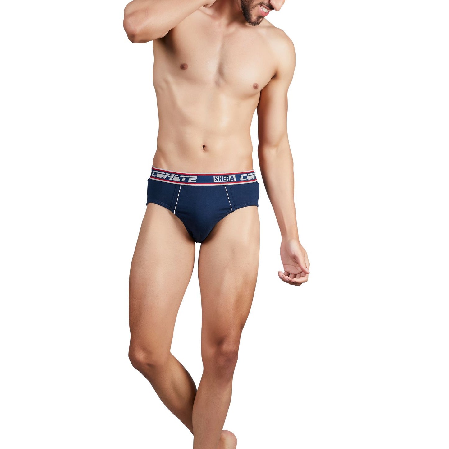 Shera Comate Pure Cotton Super Soft & Breathable Solid Hi Cut Brief - Combo